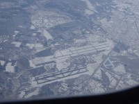 新千歳空港の上空通過